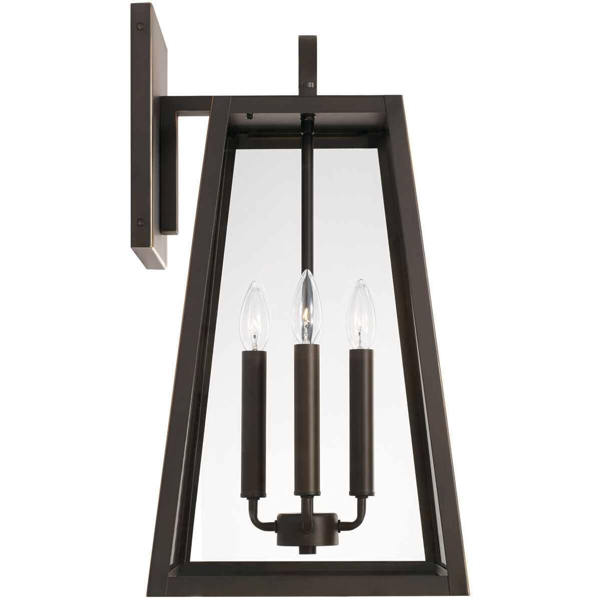Leighton 4 Light 23 inch Oiled Bronze Outdoor Wall Lantern