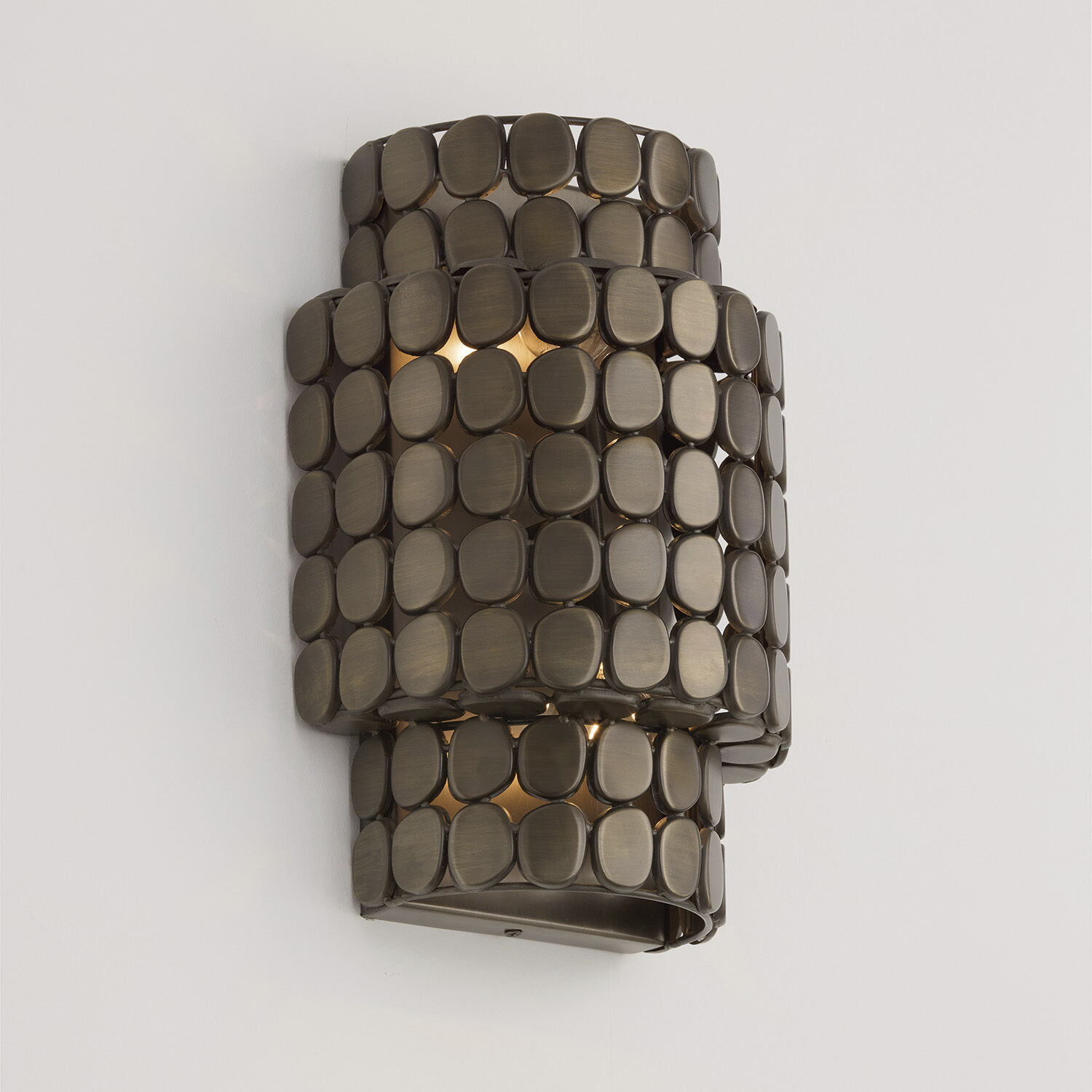 Eliana Sconce Wall Light in Dark Brass