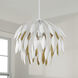 Margeaux 1 Light 20 inch Matte White Pendant Ceiling Light