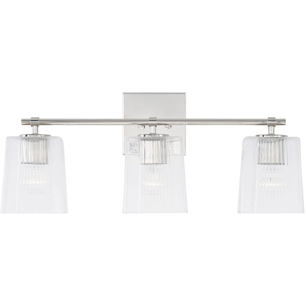 Lexi 3 Light 23 inch Polished Nickel Vanity Light Wall Light