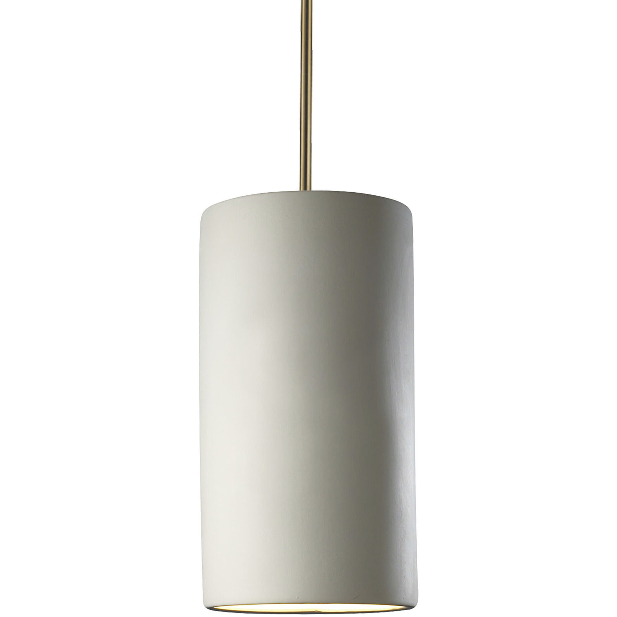 Radiance Collection LED 7 inch Real Rust with Brushed Nickel Pendant Ceiling Light