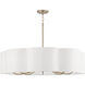 Sabine 8 Light 36 inch Matte Brass Chandelier Ceiling Light
