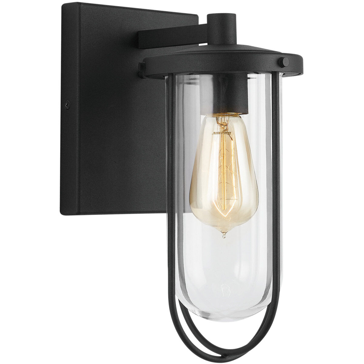 Corbin 1 Light 12 inch Black Outdoor Wall Mount