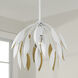 Margeaux 1 Light 14 inch Matte White Pendant Ceiling Light, Convertible Dual Mount