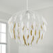 Margeaux 5 Light 28 inch Matte White Pendant Ceiling Light