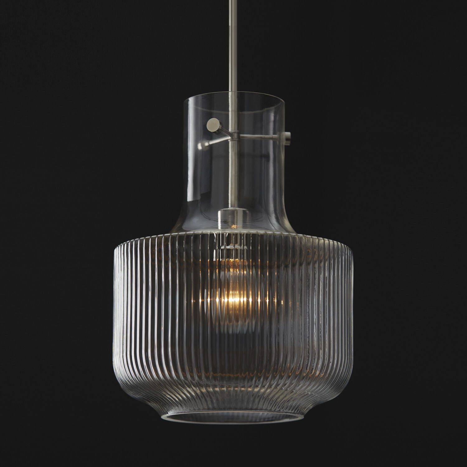 Nyla 1 Light 11 inch Polished Nickel Pendant Ceiling Light