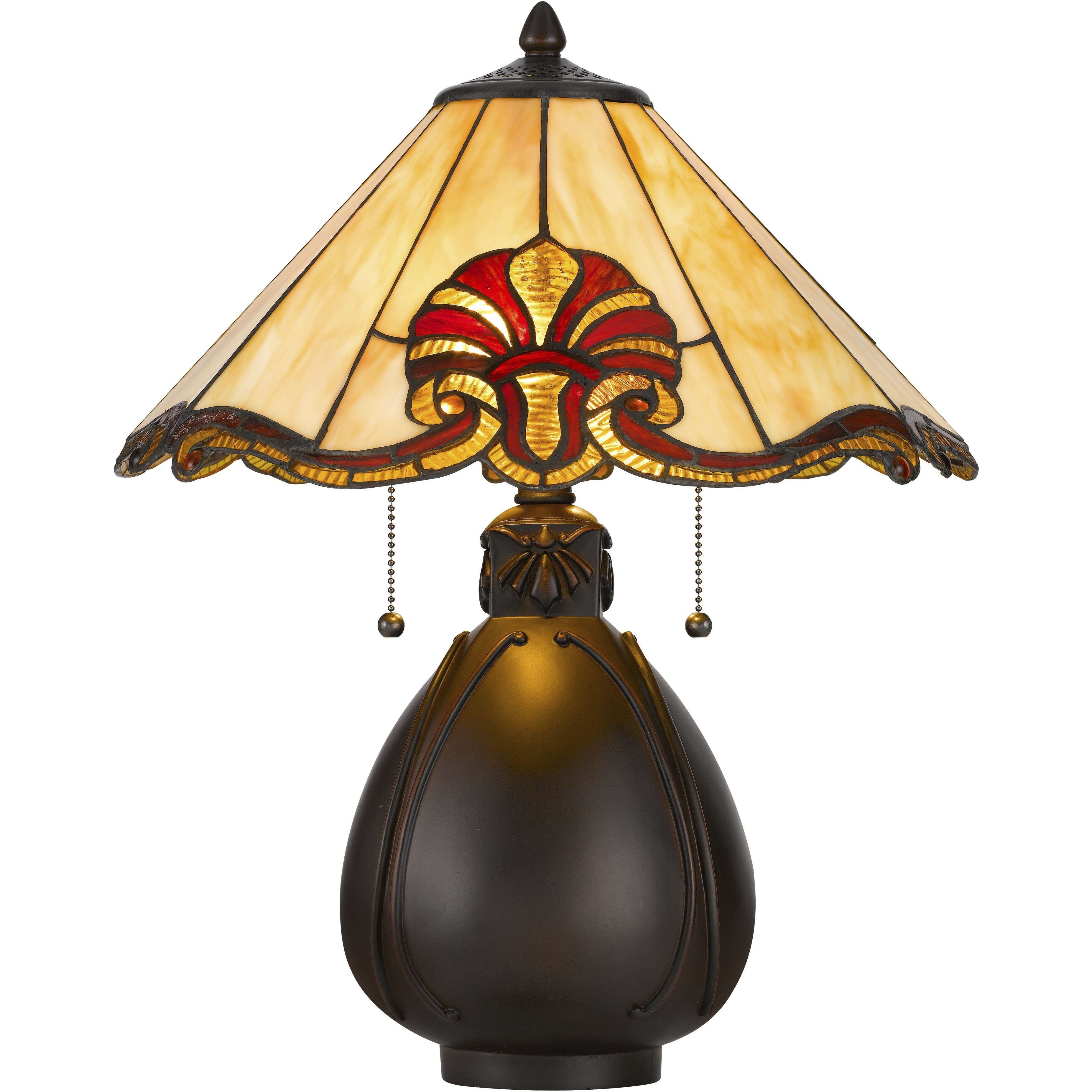 Tiffany 20 inch 60.00 watt Tiffany Accent Lamp Portable Light