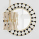Bianca 1 Light 12 inch Bleached Natural Rope and Patinaed Brass Pendant Ceiling Light