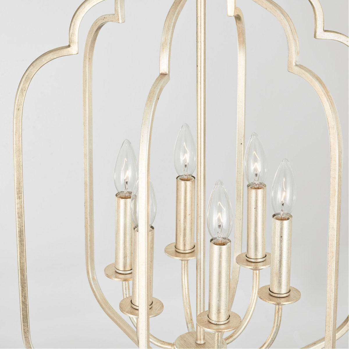 Ophelia 6 Light 18 inch Winter Gold Foyer Ceiling Light