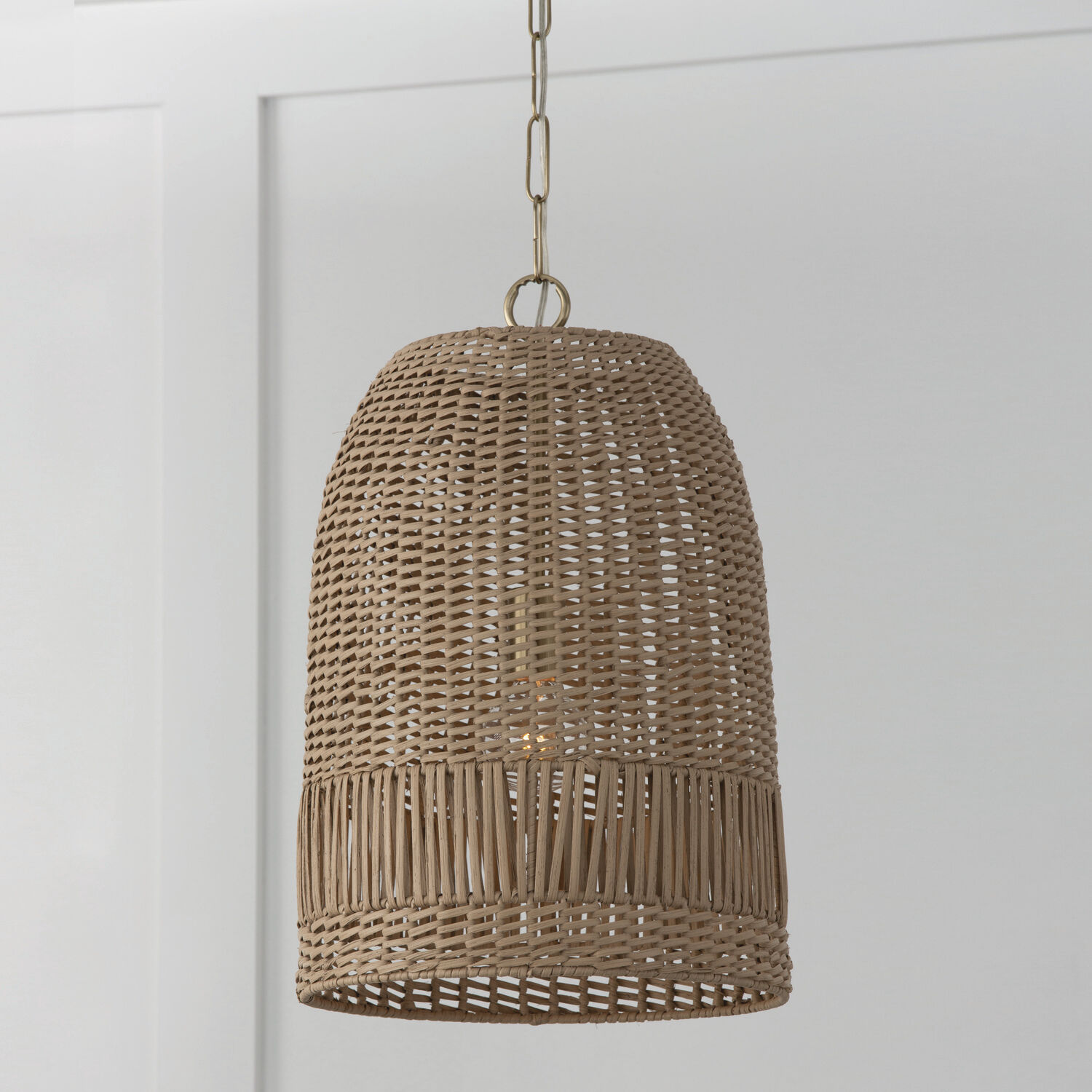 Naomi 1 Light 13.75 inch Matte Brass Pendant Ceiling Light