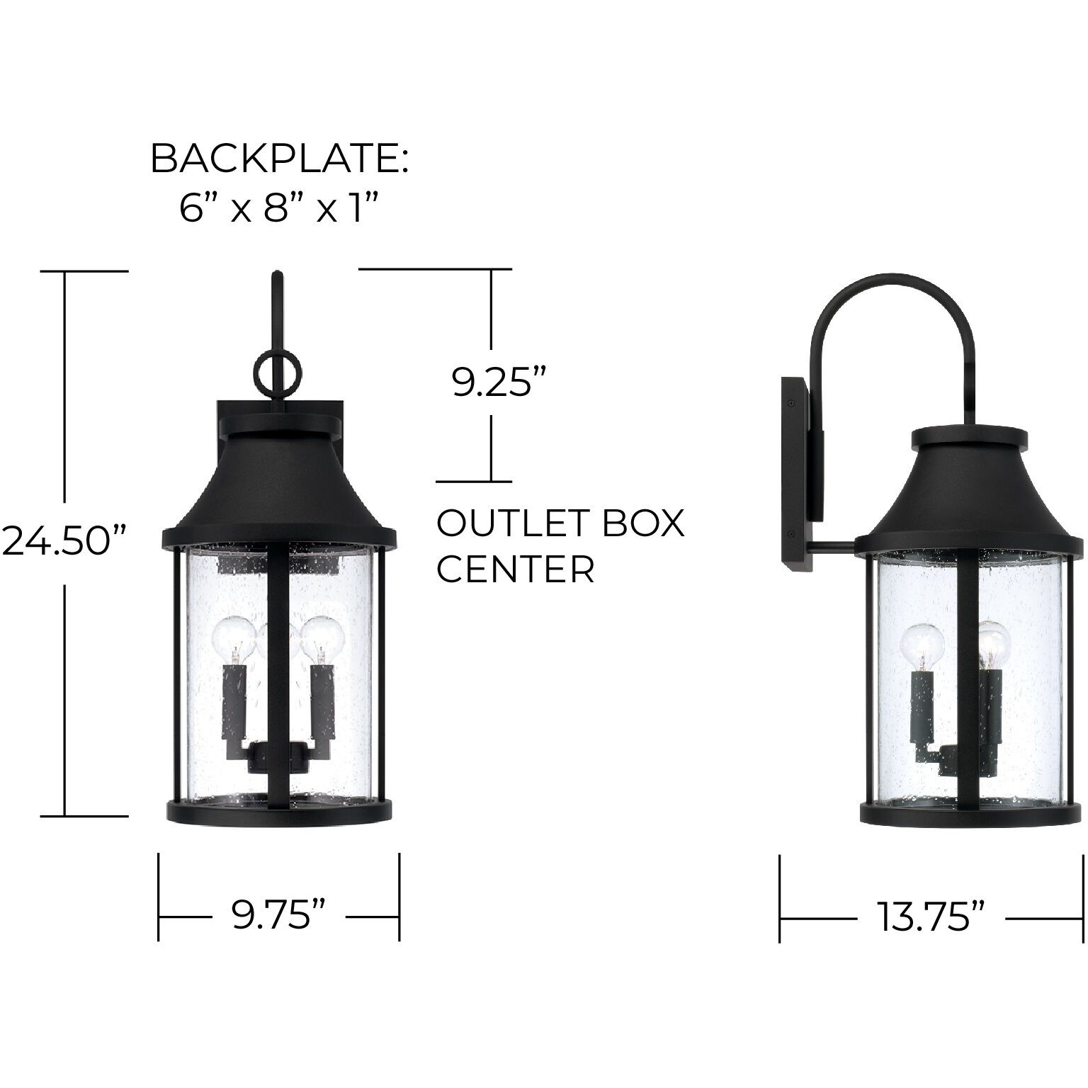 Bridger Outdoor Wall Lantern