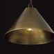Casa 1 Light 17 inch Oxidized Brass Pendant Ceiling Light