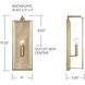 Rylann 1 Light 6 inch Aged Brass Sconce Wall Light