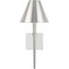 Holden 1 Light 8 inch Polished Nickel Sconce Wall Light