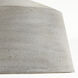 Quarry 1 Light 14 inch Stucco Semi-Flush Ceiling Light