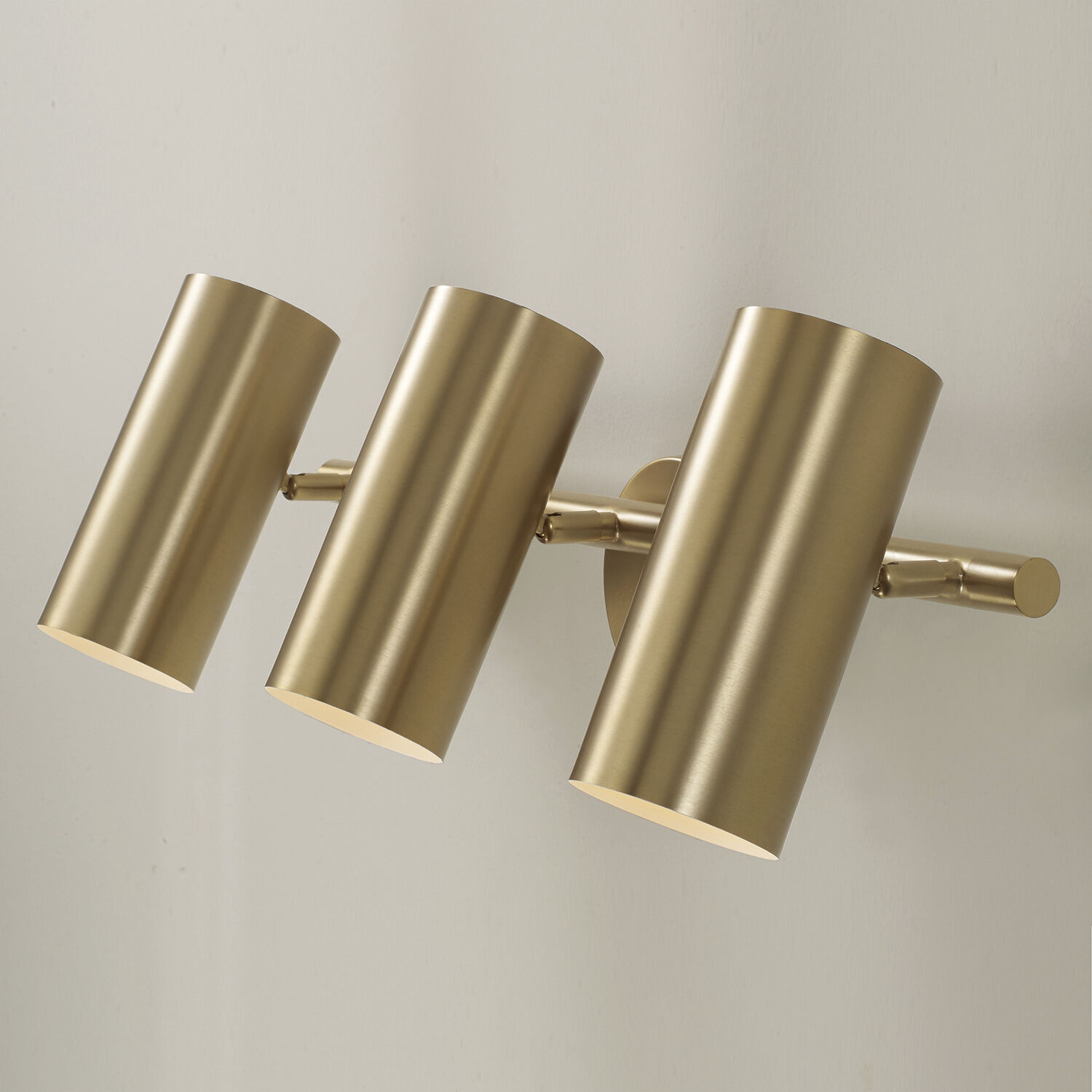 Robbie 3 Light 24 inch Aged Brass Vanity Light Wall Light