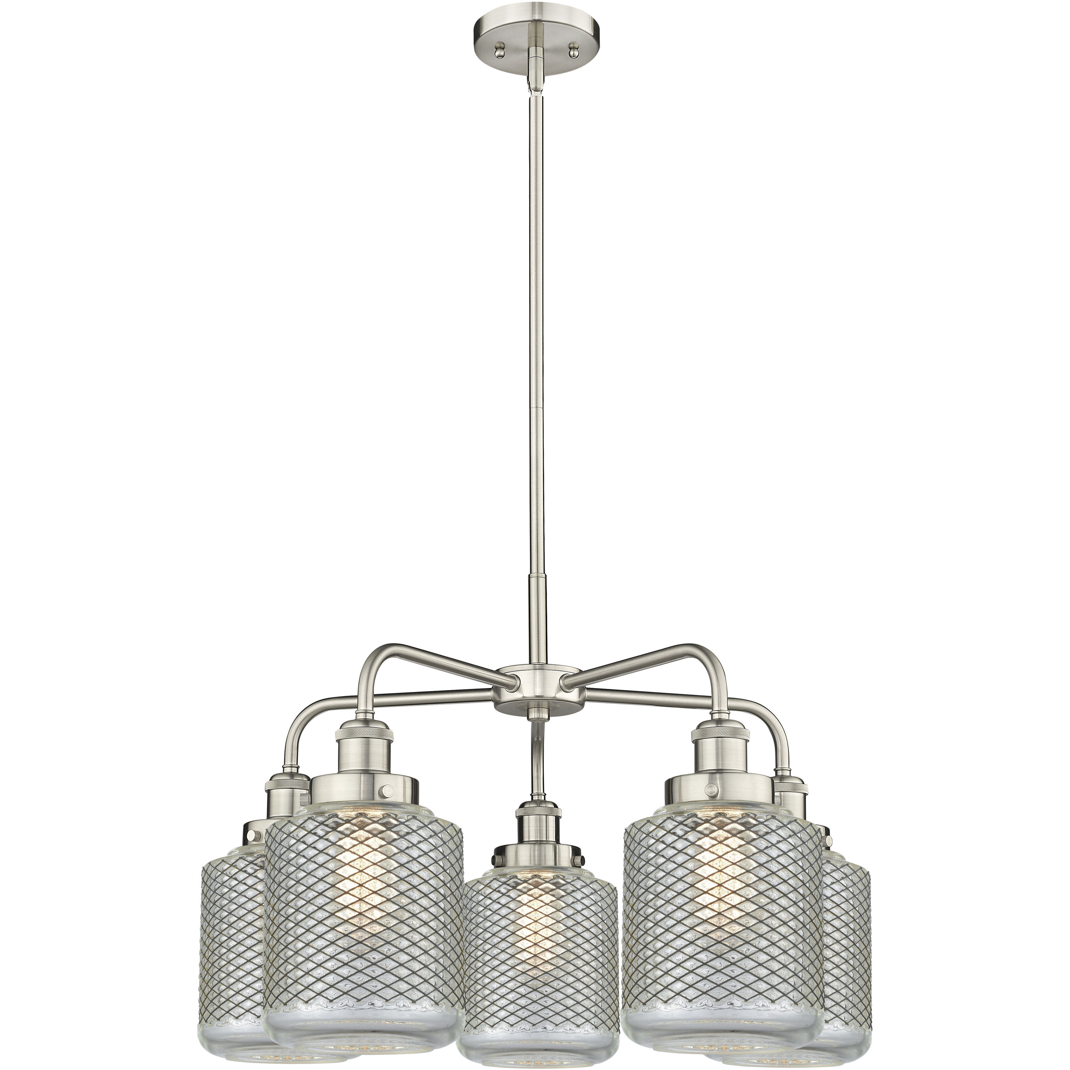 Edison 5 Light 24.00 inch Chandelier