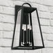 Leighton 4 Light 23.25 inch Black Outdoor Wall Lantern