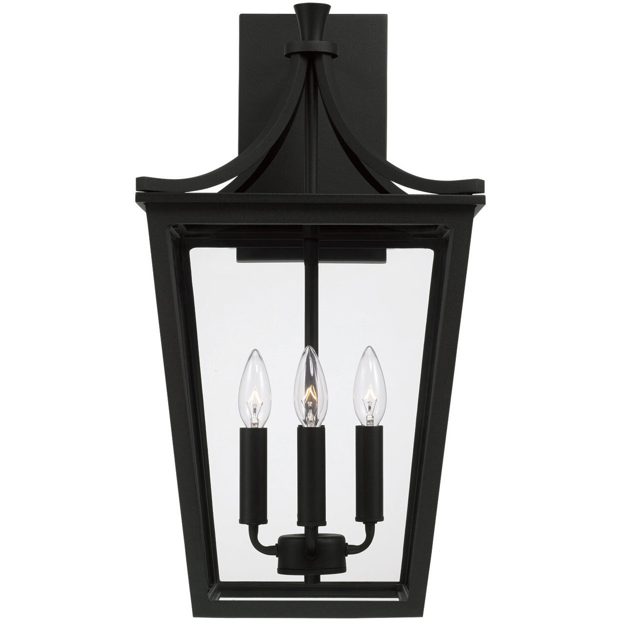 Adair 4 Light 23.25 inch Black Outdoor Wall Lantern