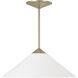 Gatsby 1 Light 22 inch Matte Brass Pendant Ceiling Light