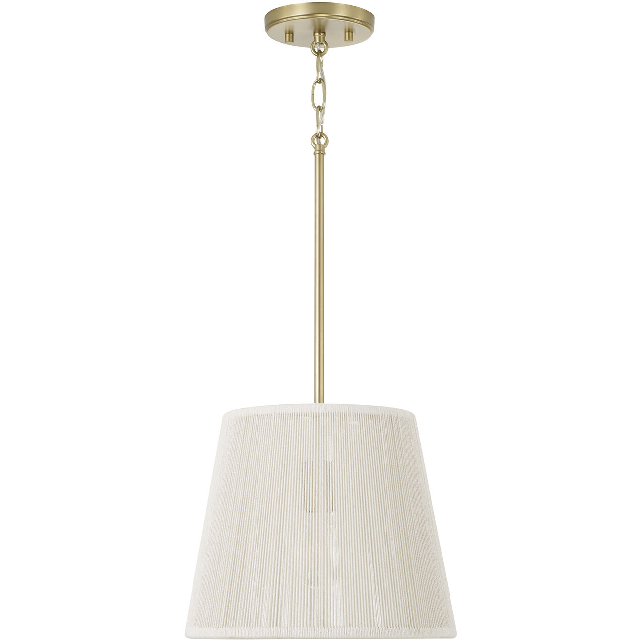 Tara 1 Light 12 inch Matte Brass Pendant Ceiling Light