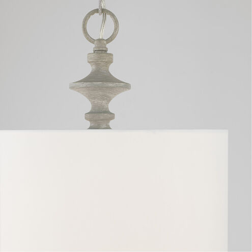 Penelope 1 Light 13 inch Painted Grey Pendant Ceiling Light