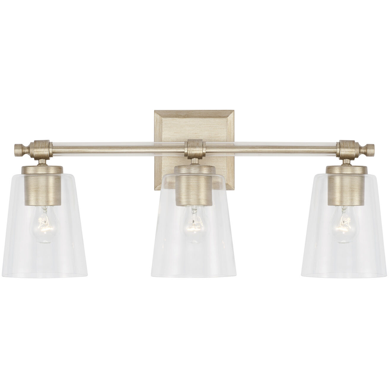 Breigh 3 Light 23 inch Brushed Champagne Vanity Light Wall Light