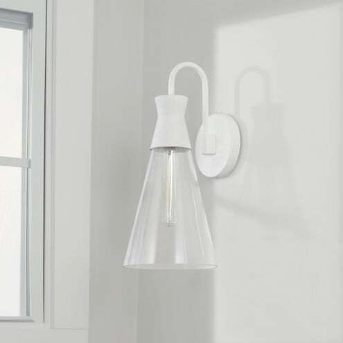 Paloma 1 Light 7.25 inch Textured White Sconce Wall Light