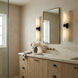 Sutton 2 Light 5 inch Matte Black Sconce Wall Light
