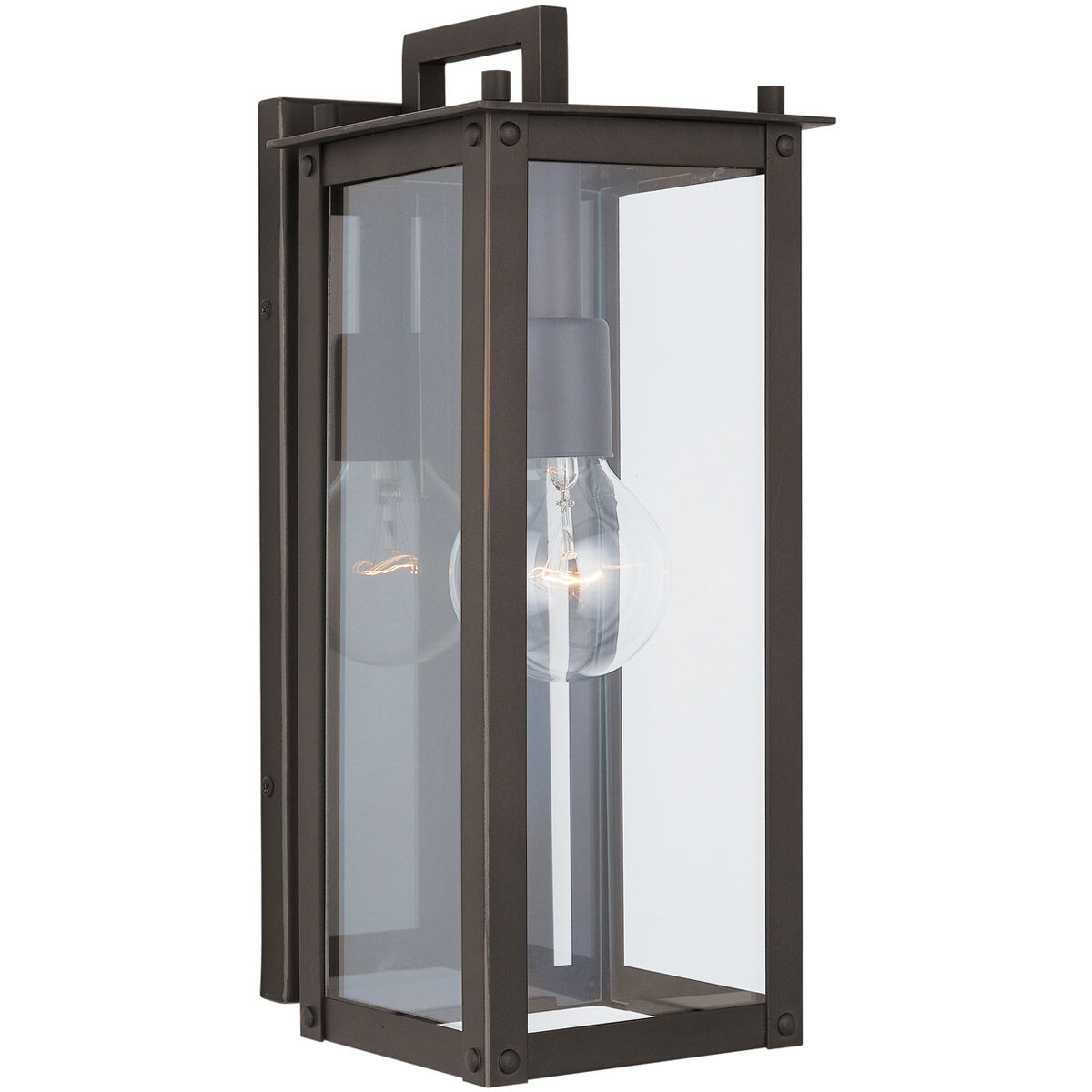 Hunt 1 Light 15 inch Oiled Bronze Outdoor Wall Mount in Incandescent