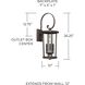 Howell 3 Light 26 inch Oiled Bronze Outdoor Wall Lantern