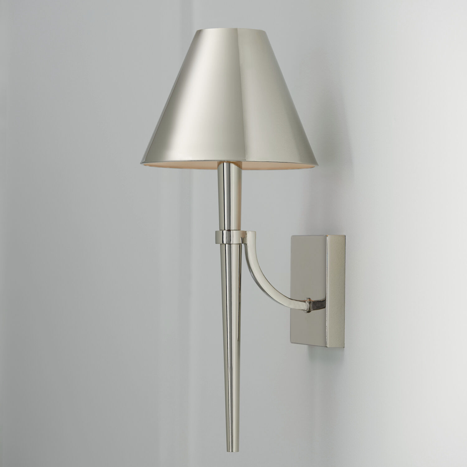 Holden 1 Light 8 inch Polished Nickel Sconce Wall Light