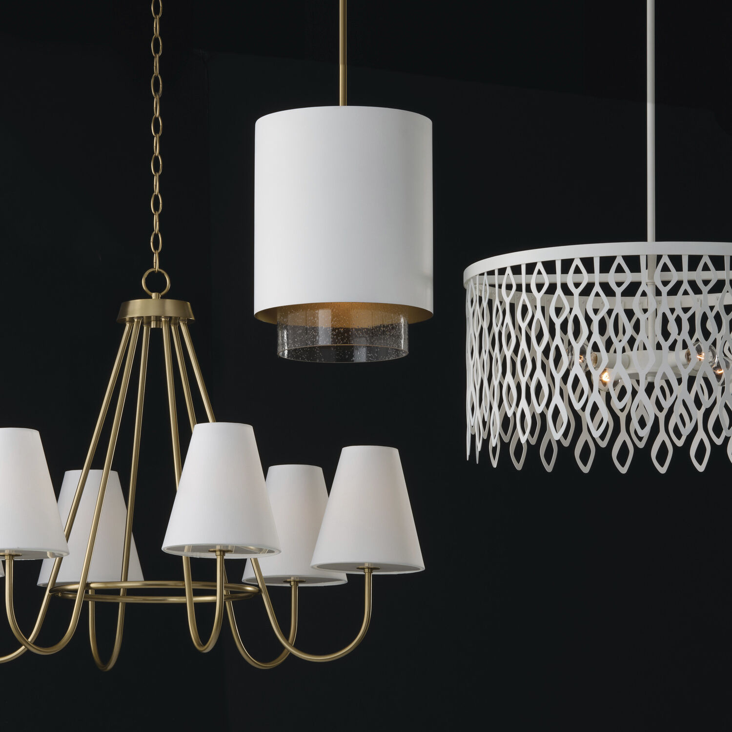 Pheobe 4 Light 24 inch Matte White Pendant Ceiling Light