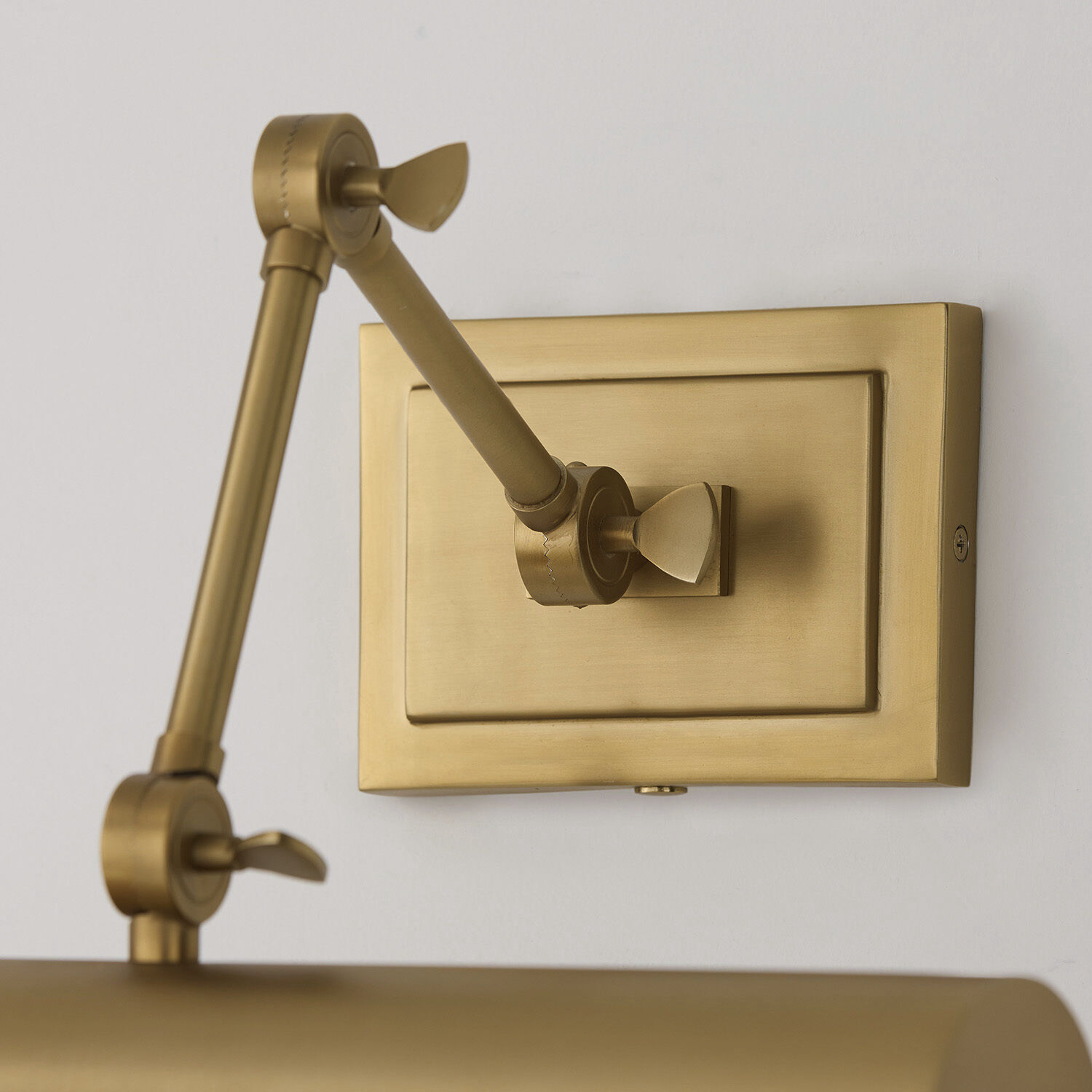 Alastair Sconce Wall Light in Aged Brass