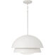 Jensen 1 Light 17.25 inch Matte White Pendant Ceiling Light