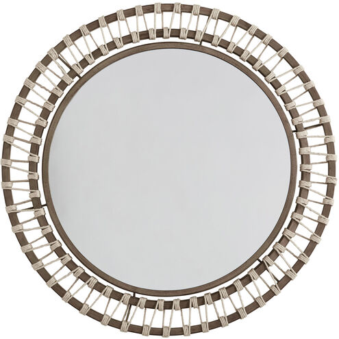 Mirror 35 X 35 inch Brown Wash and Natural Jute Wall Mirror