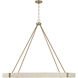 Delaney 12 Light 47.75 inch Matte Brass Chandelier Ceiling Light