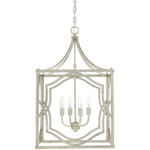 Blakely 4 Light 18 inch Antique Silver Foyer Ceiling Light in (None)