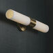 Parson 2 Light 25.25 inch Matte Brass Sconce Wall Light