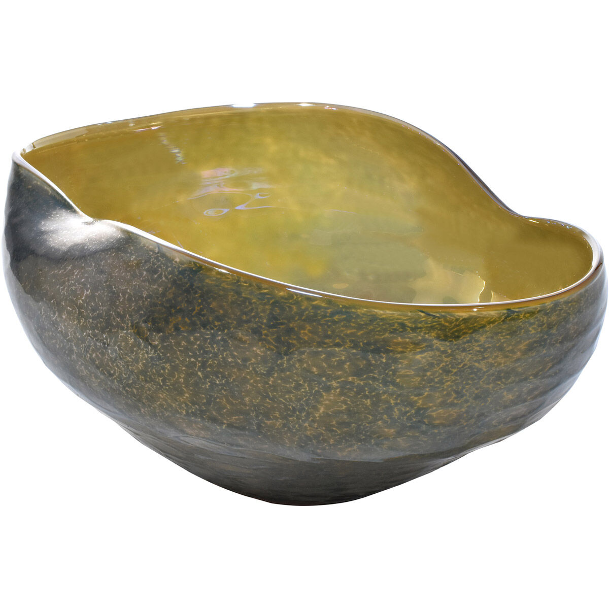 Evelyn 12 X 6 inch Blown Art Glass Bowl