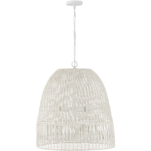 Naomi 3 Light 24 inch Chalk White Pendant Ceiling Light