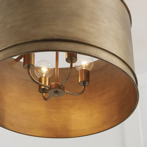 Nole 4 Light 24 inch Mystic Luster Pendant Ceiling Light