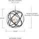 Axis 4 Light 23 inch Aged Brass and Black Pendant Ceiling Light in (None)