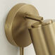 Robbie 1 Light 5 inch Aged Brass Sconce Wall Light