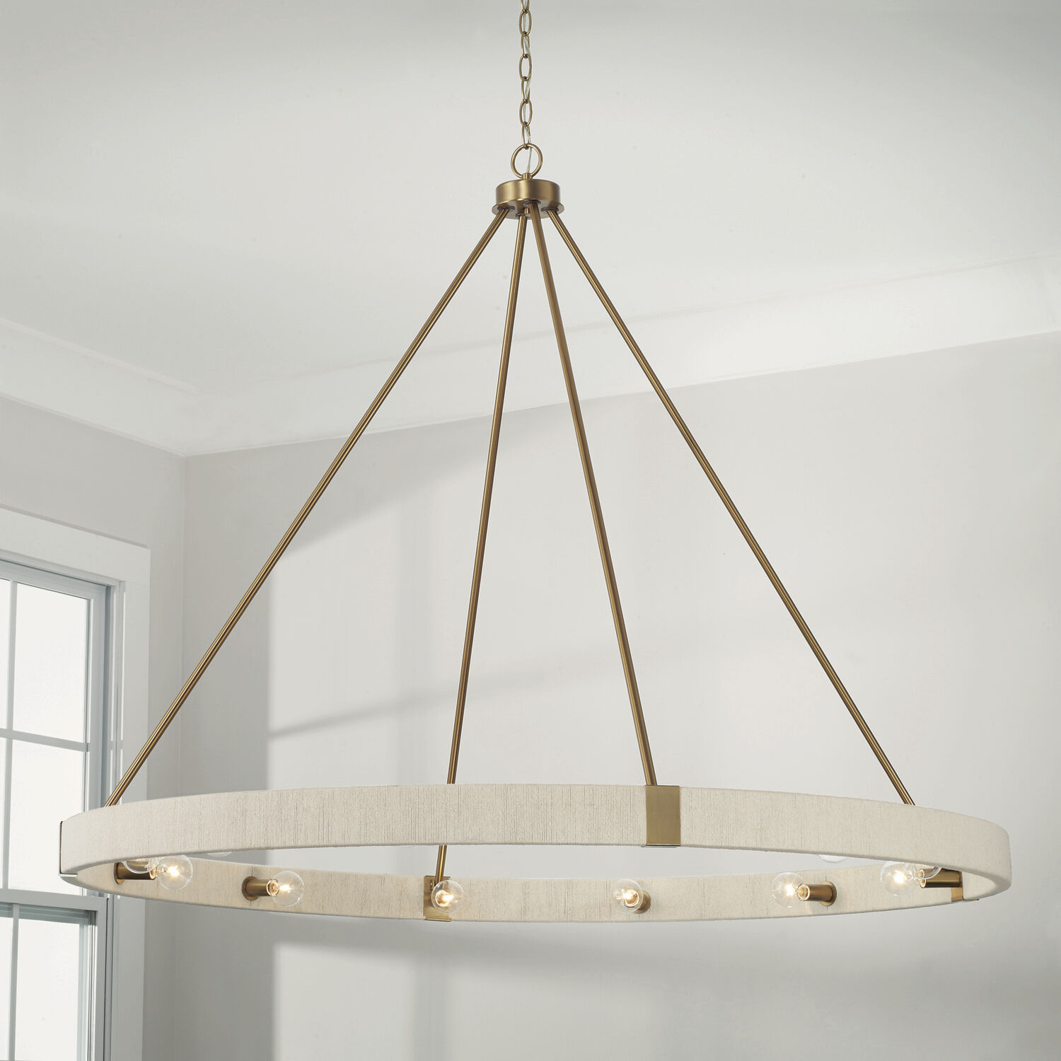 Delaney 12 Light 47.75 inch Matte Brass Chandelier Ceiling Light