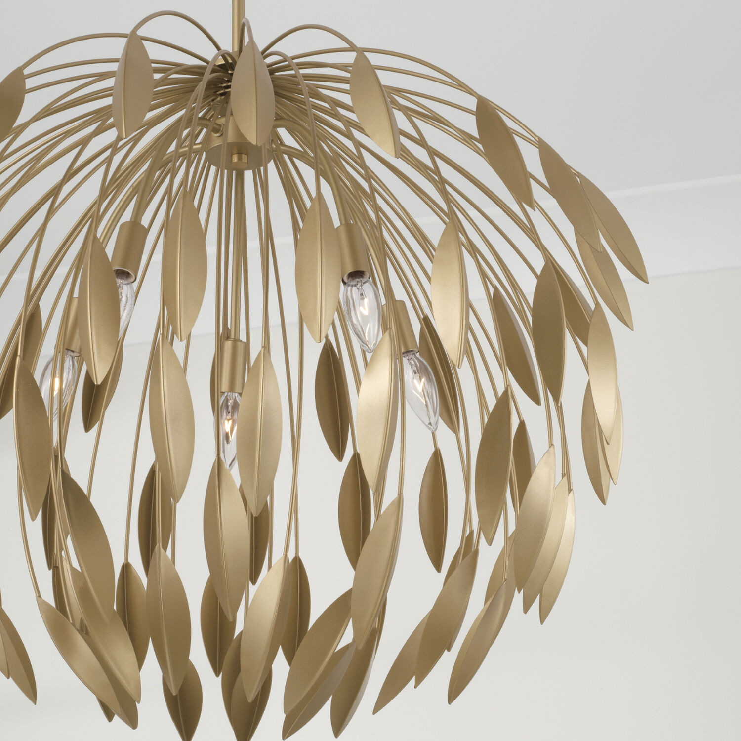 Margeaux 5 Light 28 inch Buffed Gold Pendant Ceiling Light