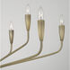 Palmer 10 Light 41 inch Antiqued Brass Chandelier Ceiling Light