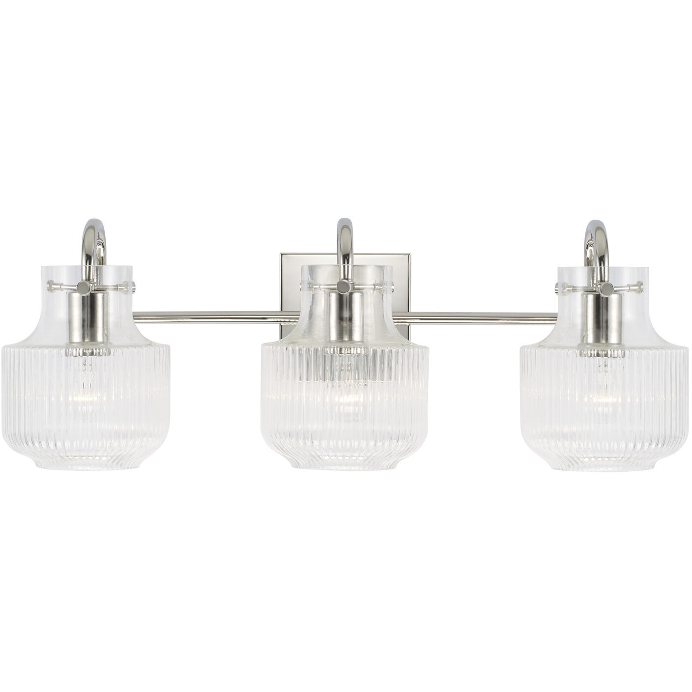 Nyla 3 Light 24 inch Polished Nickel Vanity Light Wall Light