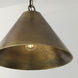 Casa 1 Light 17 inch Oxidized Brass Pendant Ceiling Light