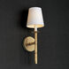 Tulum 1 Light 6 inch Matte Brass Sconce Wall Light